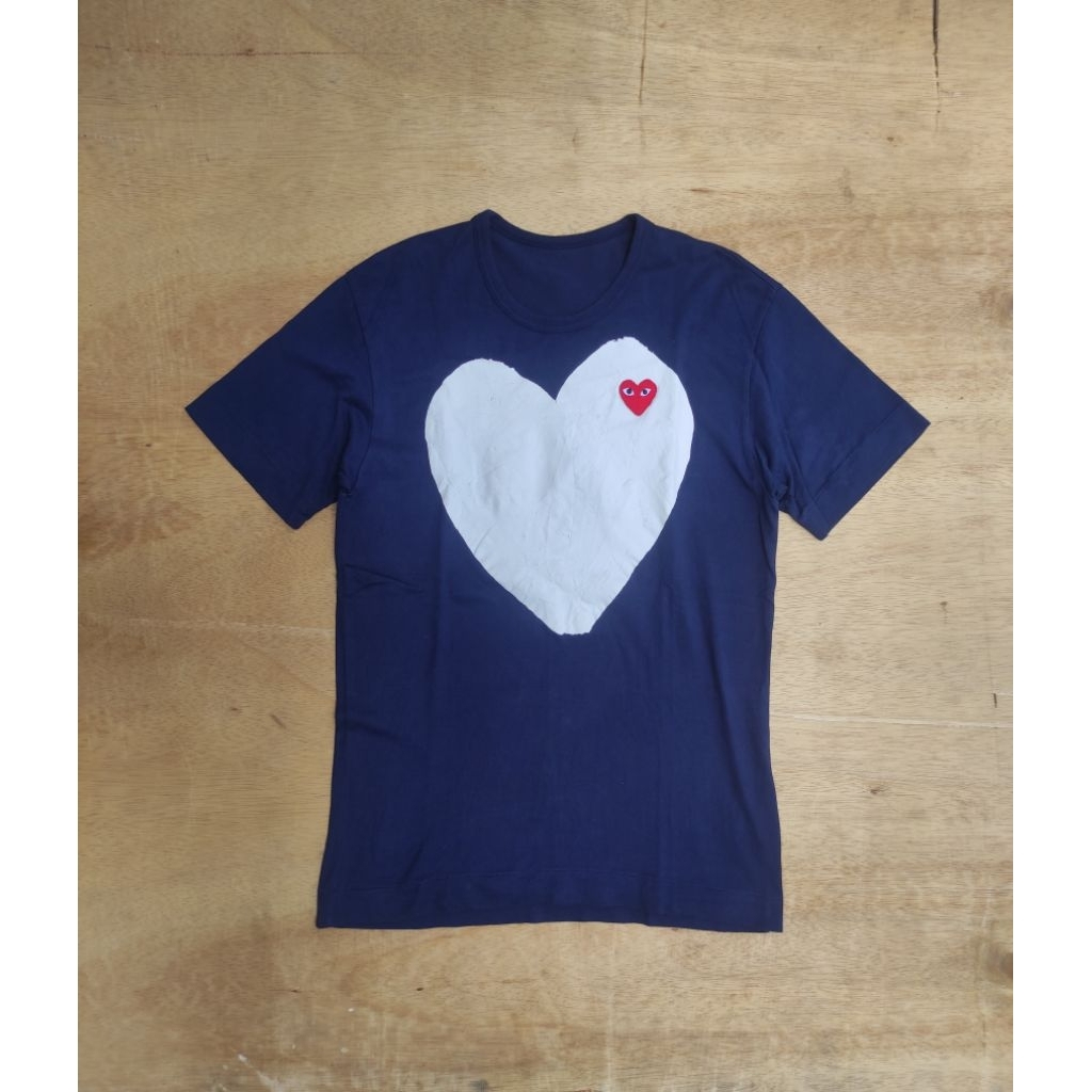 Cdg Play Big Heart Logo t shirt.