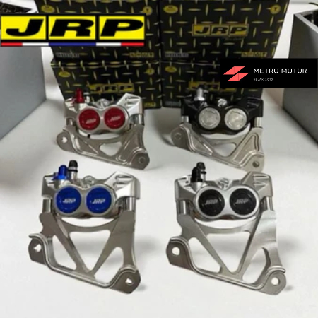 KALIPER FORMULA JRP 4PISTON PLUS BREKET BEAT MIO SCOOPY VARIO OLD/NEW 125/150 HONDA KALIPER FORMULA 