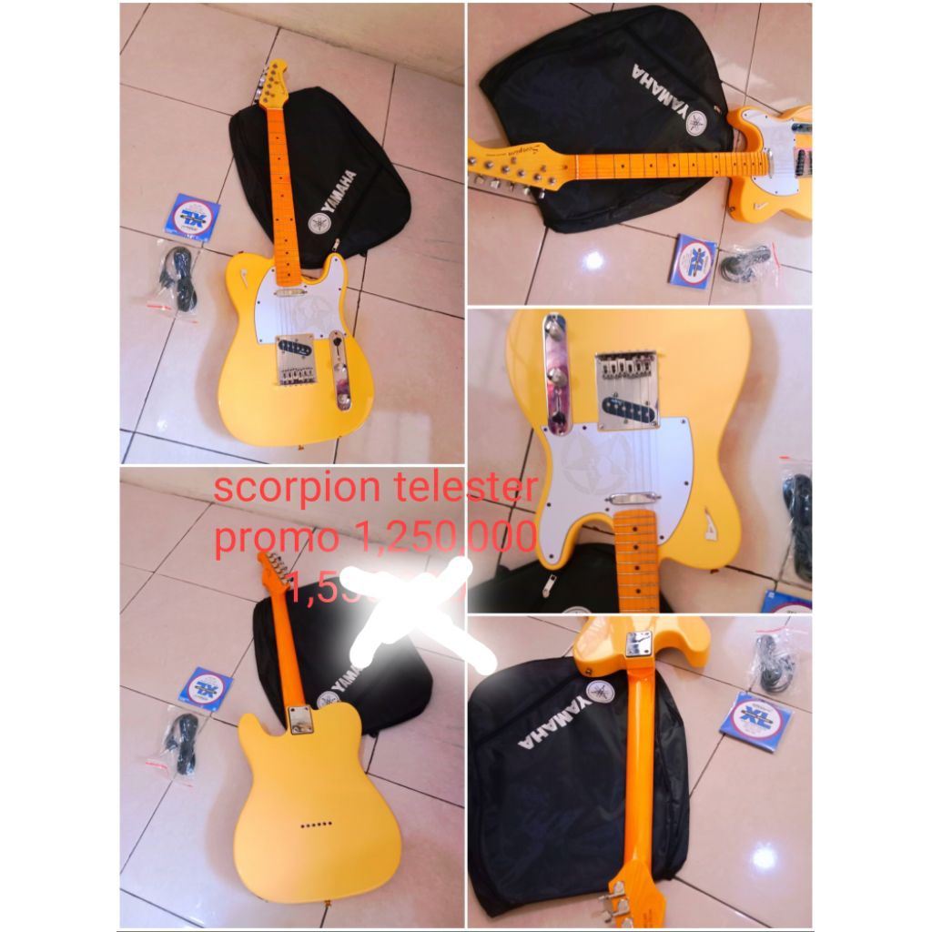 gitar listrik telecaster original china scorpion