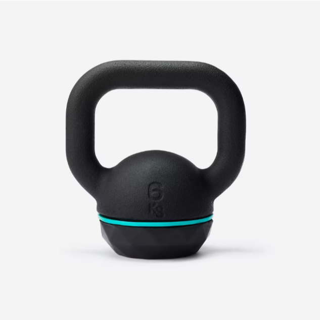 DOMYOS Kettlebell Alat Angkat Beban Pilates Gym Fitess Berat 6 kg