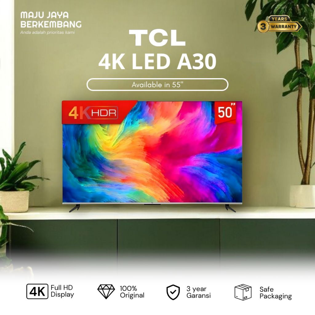 TCL 4K GOOGLE TV 55A30 55 inch a30
