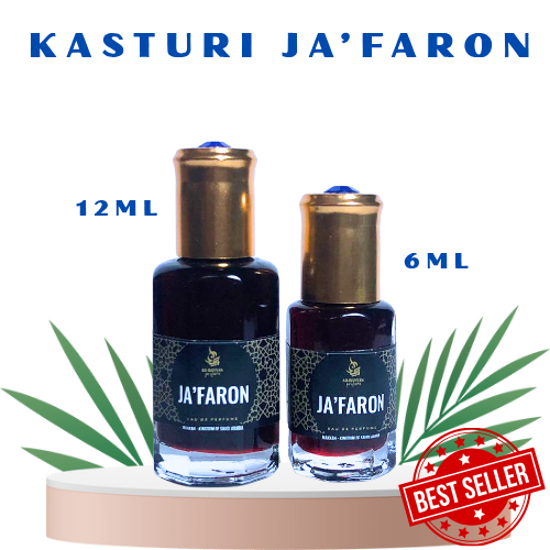 KASTURI JA'FARON 12ml dan 6ml | Minyak kasturi ja'faron asli arab saudi