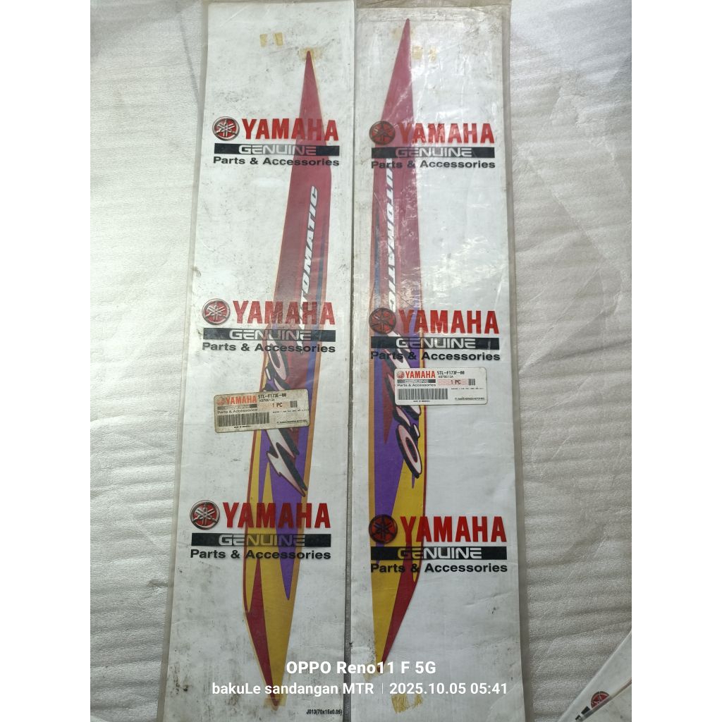 striping sticker stiker motor Yamaha Mio original asli 5TL F173F  F173E 00