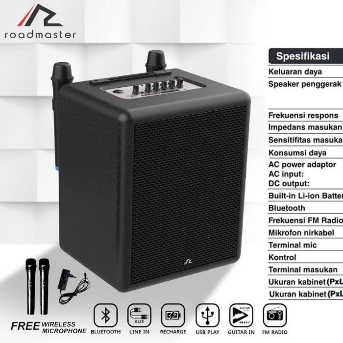 Speaker Bluetooth Portable Roadmaster PA 61 GARANSI RESMI 1TAHUN