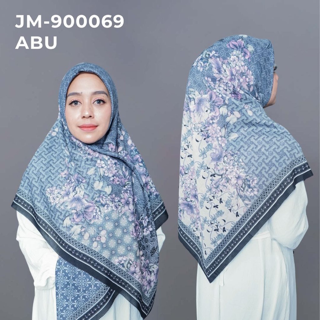 hanny hijab Syar i 130 x 130 motif segi empat premium