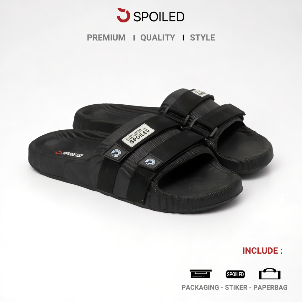 SPOILED Sendal Slide Pria Sandal Casual Slip On Cowok Kyoshi Ukuran 39 40 41 42 43
