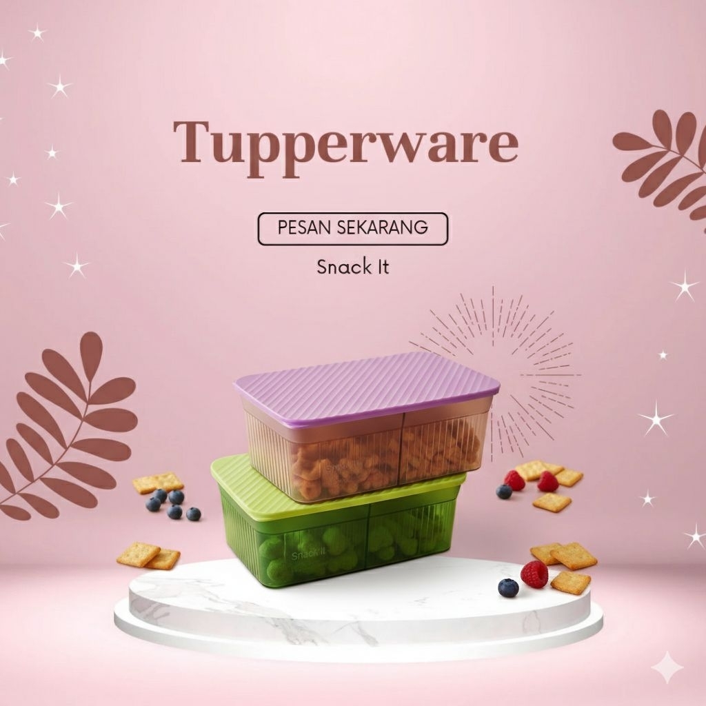 SNACK IT TUPPERWARE TOPLES KUE