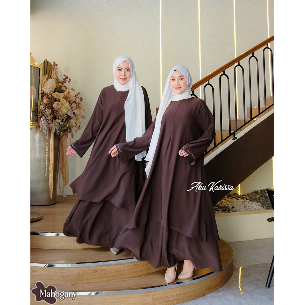 NOVIA SET ROK MALAY WANITA BAHAN MARINA BY AKU KARISSA FASHION MUSLIMAH HIJAB STYLE KEKINIAN DAILY F