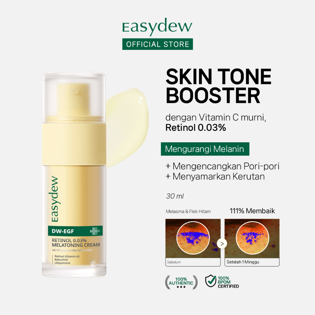 EasyDew DW-EGF Retinol 0.03% Melatoning Cream 30ml
