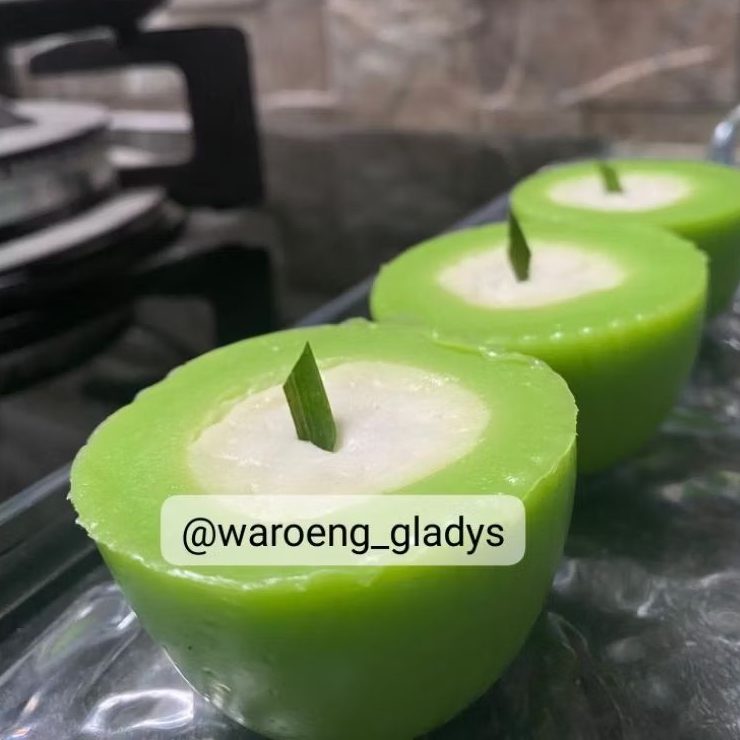 Kue Talam pandan Gluten free low sugar