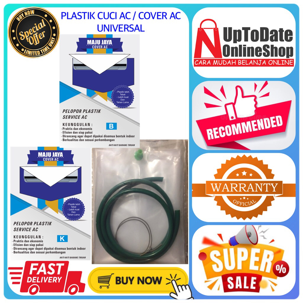 PLASTIK CUCI AC / COVER AC 1.5 PK - 2 PK COVER CUCI AC SPLIT PLASTIK AC CUCI AC COVER AC SPLIT