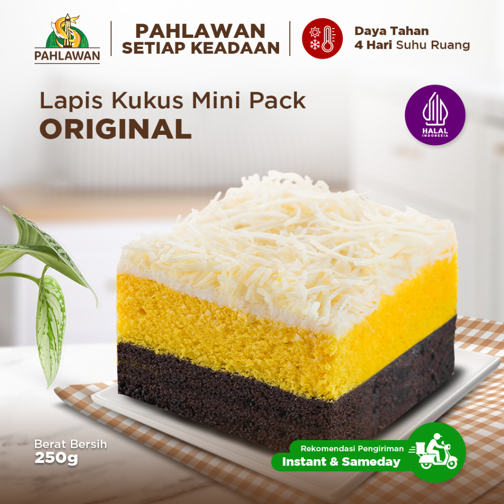 Lapis Kukus Pahlawan Original Mini Pack - Oleh-oleh Khas Surabaya