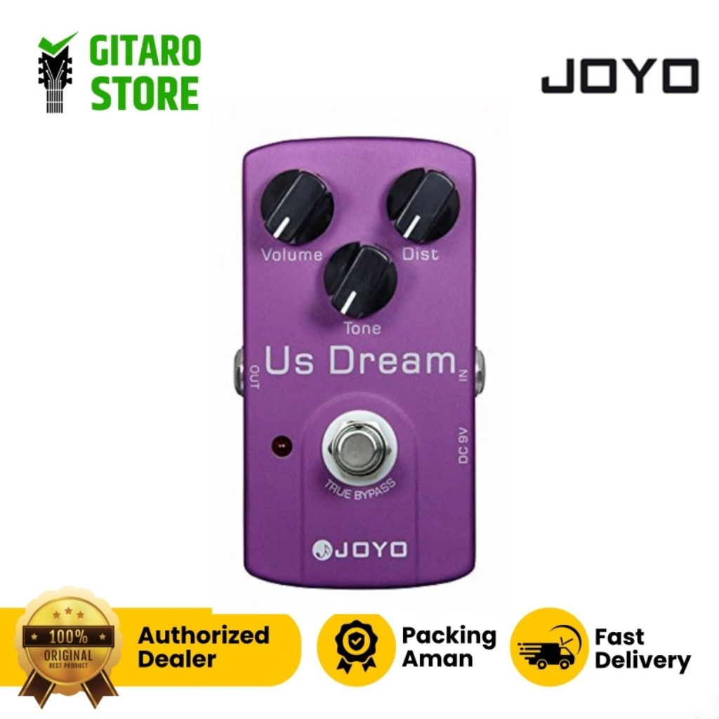 Efek Gitar Effect JOYO JF-34 JF34 Distortion Us Dream Distorsi