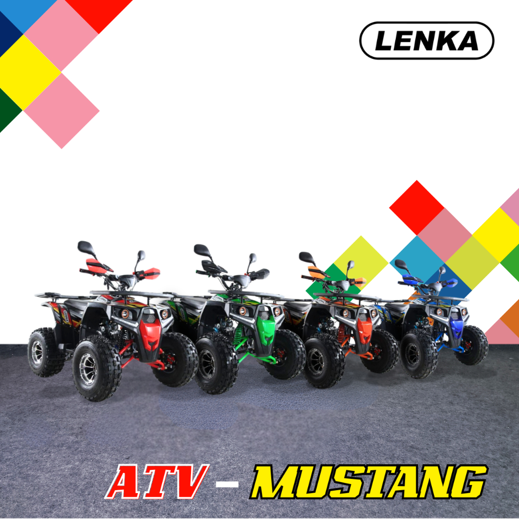 Lenka Atv Mustang 125cc 4tak Manual Bisa Mundur