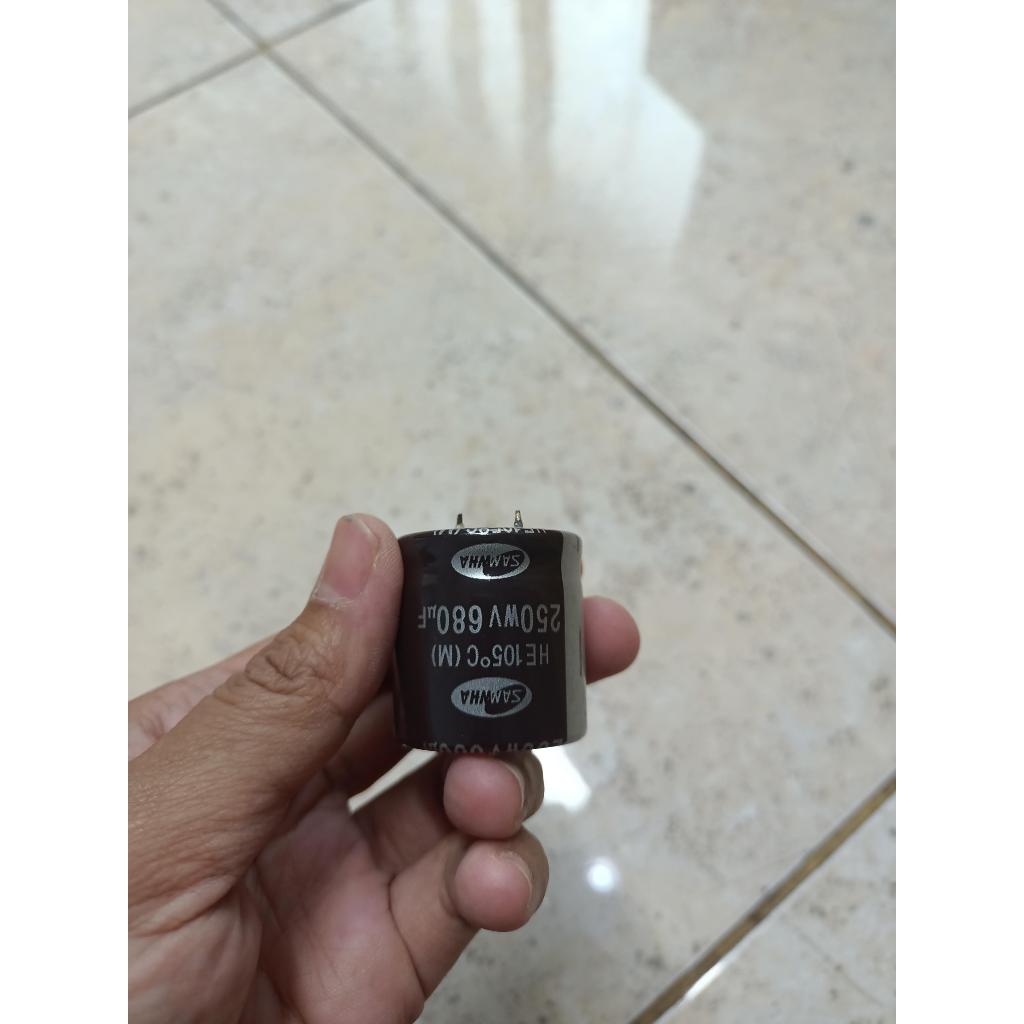Elco Kapasitor 250V-680UF Samwha