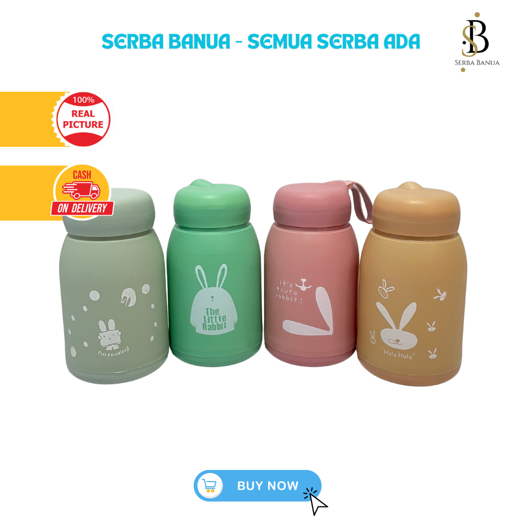Botol rabbit kelinci souvenir ulang tahun / aqiqah / syukuran