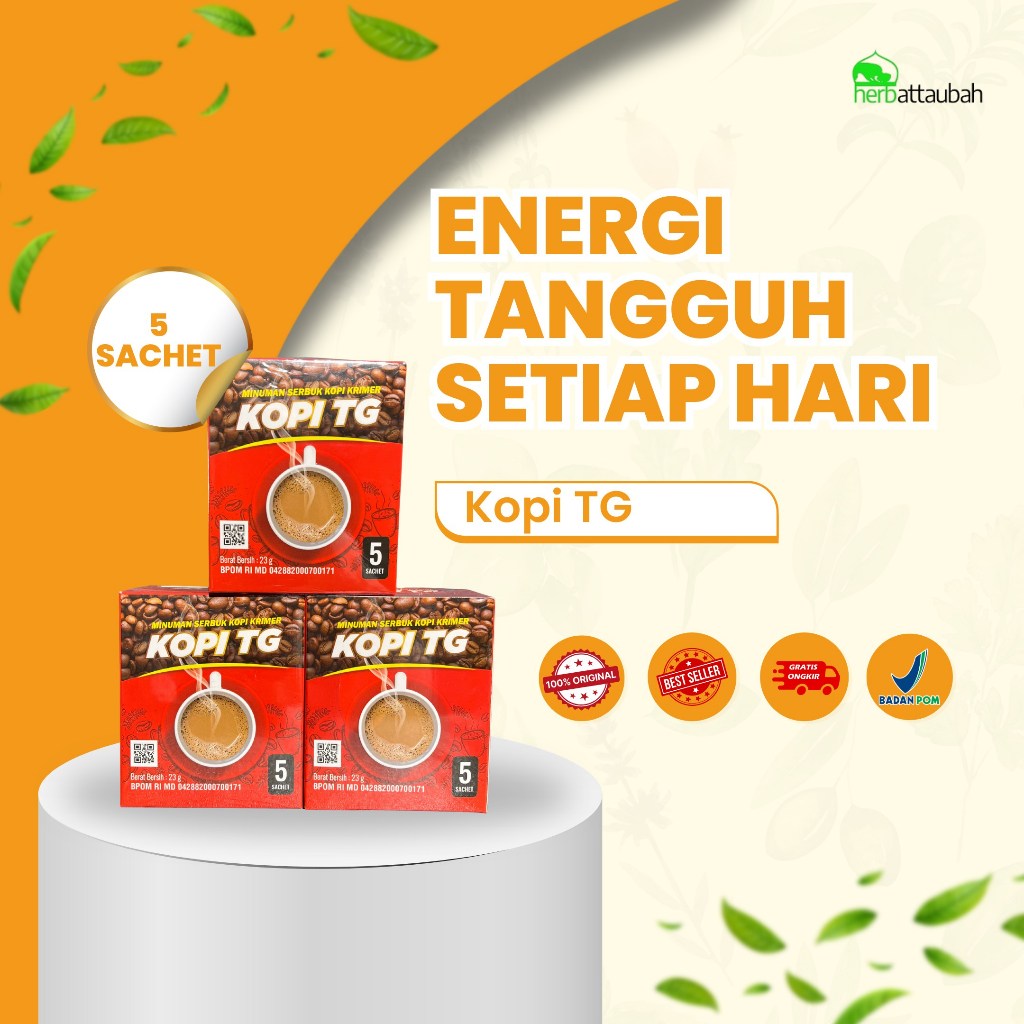 Kopi TG Kopi Stamina Kuat Pria Tahan Lama 1 box isi 5 sachet