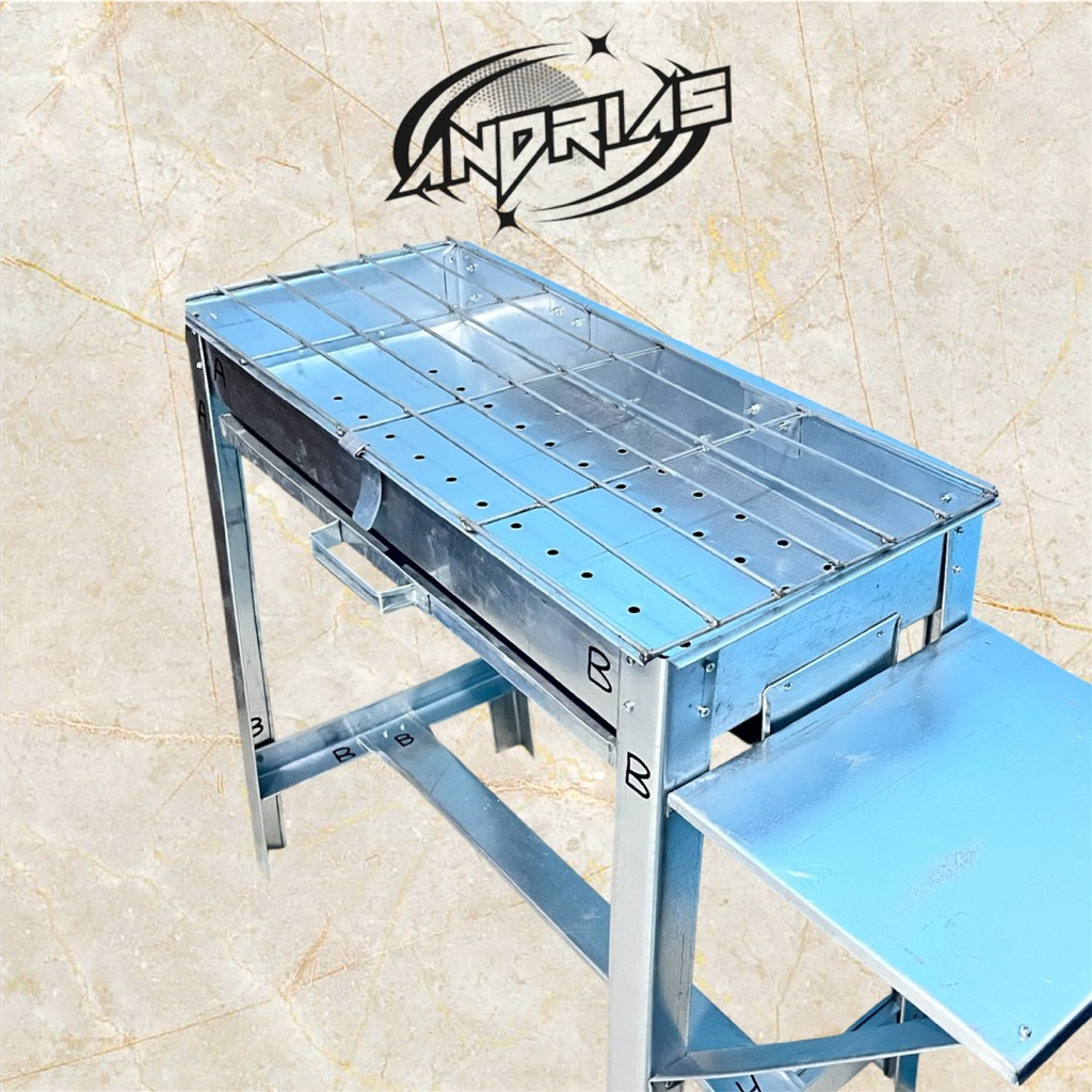 Bakaran Sate ukuran Besar /Bakaran Jagung/Bakaran Ayam Bakar/Alat panggang Portable/Bakaran bakso ba