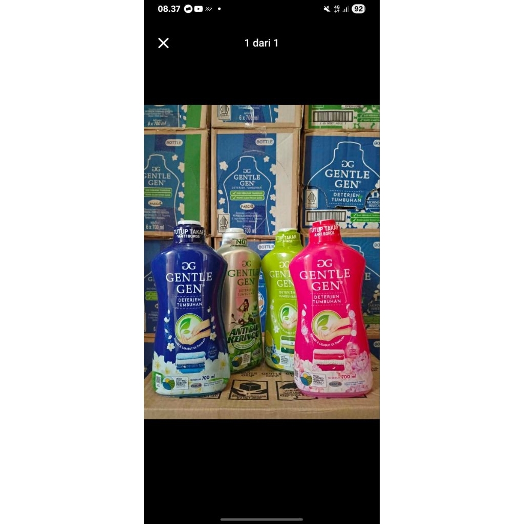 deterjen gentle gen