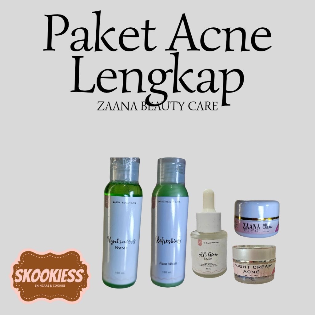 PAKET LENGKAP ACNE ZAANA BEAUTY CARE