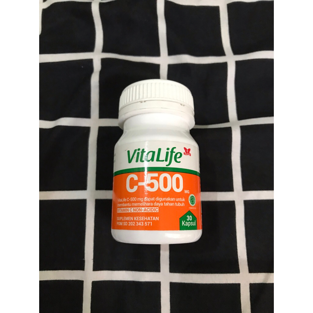 VITALIFE Vitamin C 500mg Isi 30 Kapsul Original