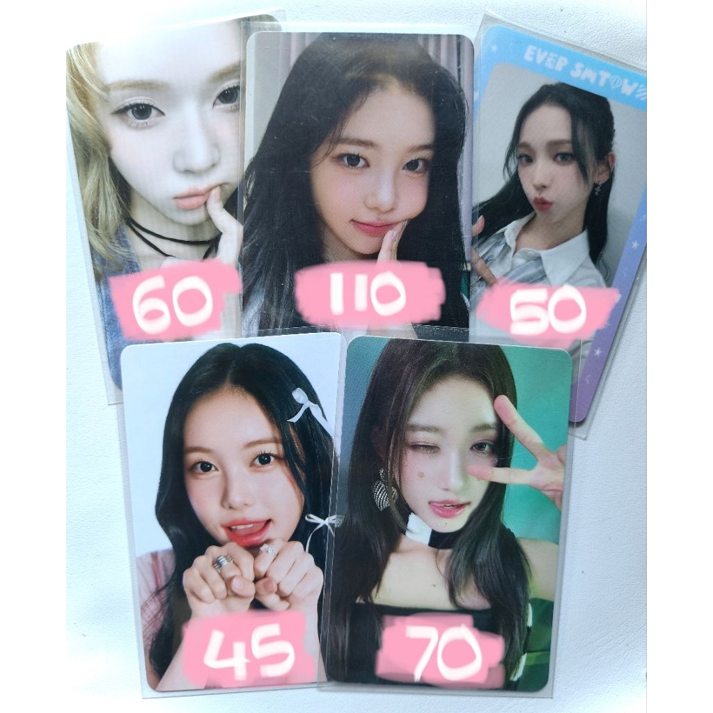 PHOTOCARD OFFICIAL Winter 4th Anniversary Lucky Card Ian Teenieping Trading Card Karina Everland AR 