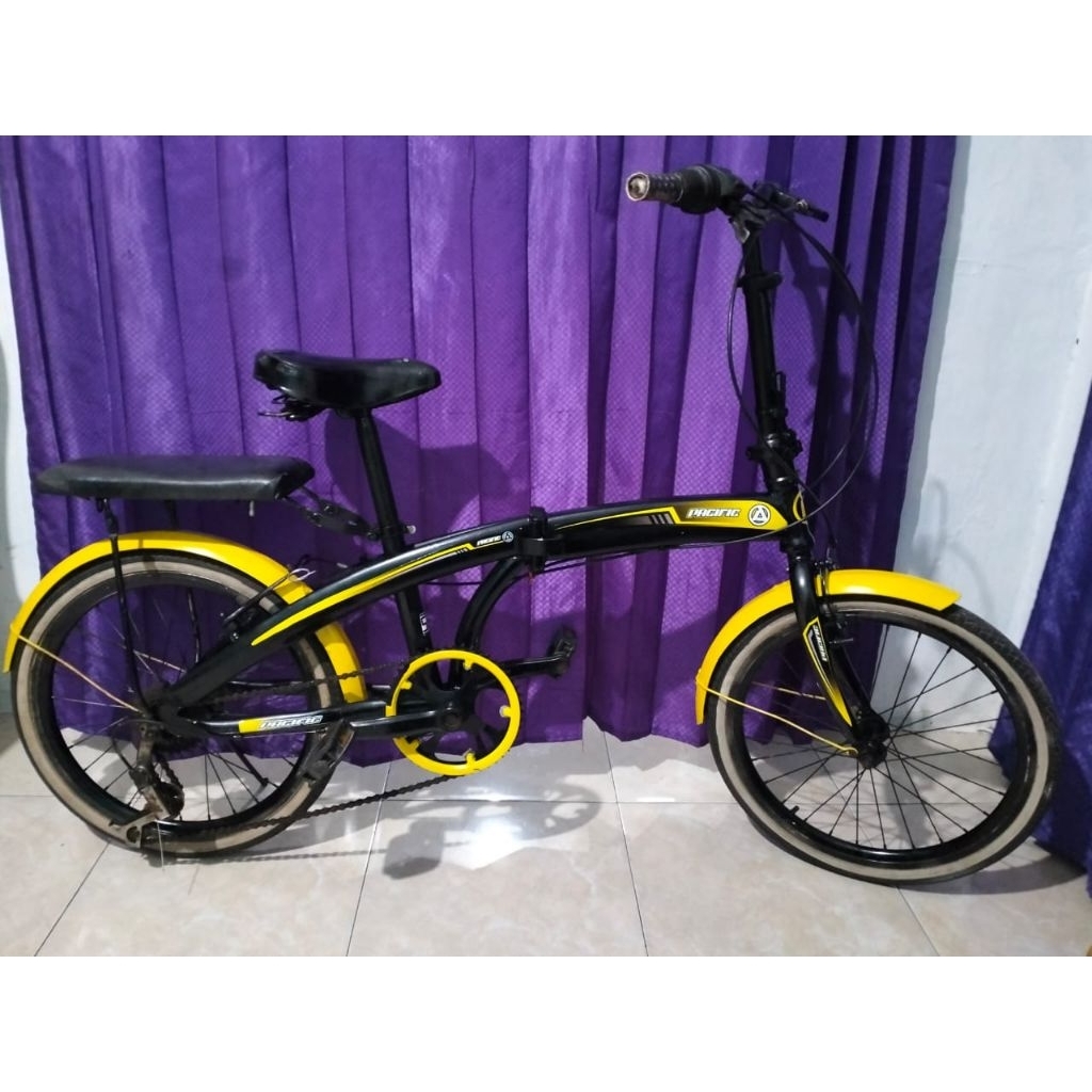 SEPEDA Lipat UK 20 CAT ULANG_second⭐⭐⭐⭐⭐