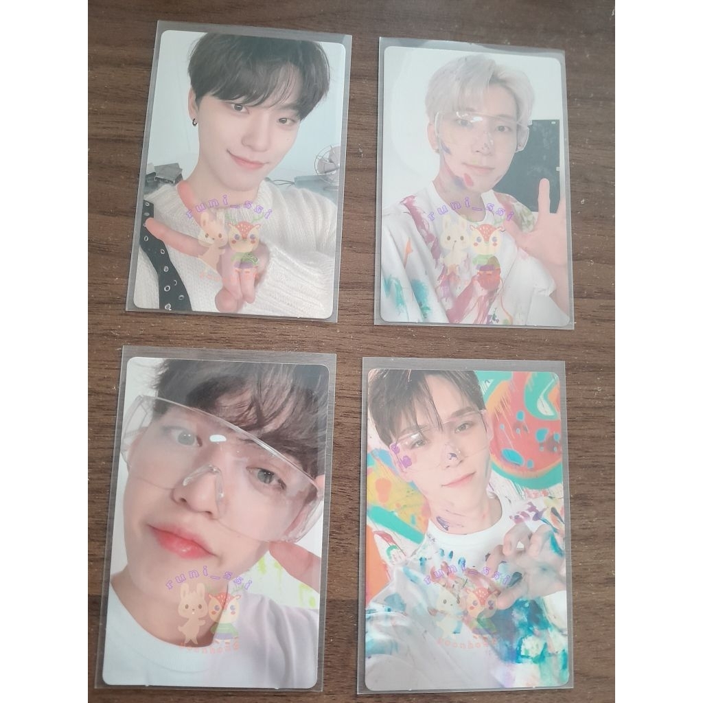 Photocard Scoups, Wonwoo, Vernon, Dino Face the Sun Carat ver