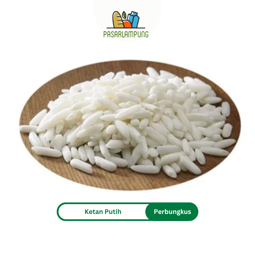 Ketan Putih Lokal  Segar Pasar Lampung