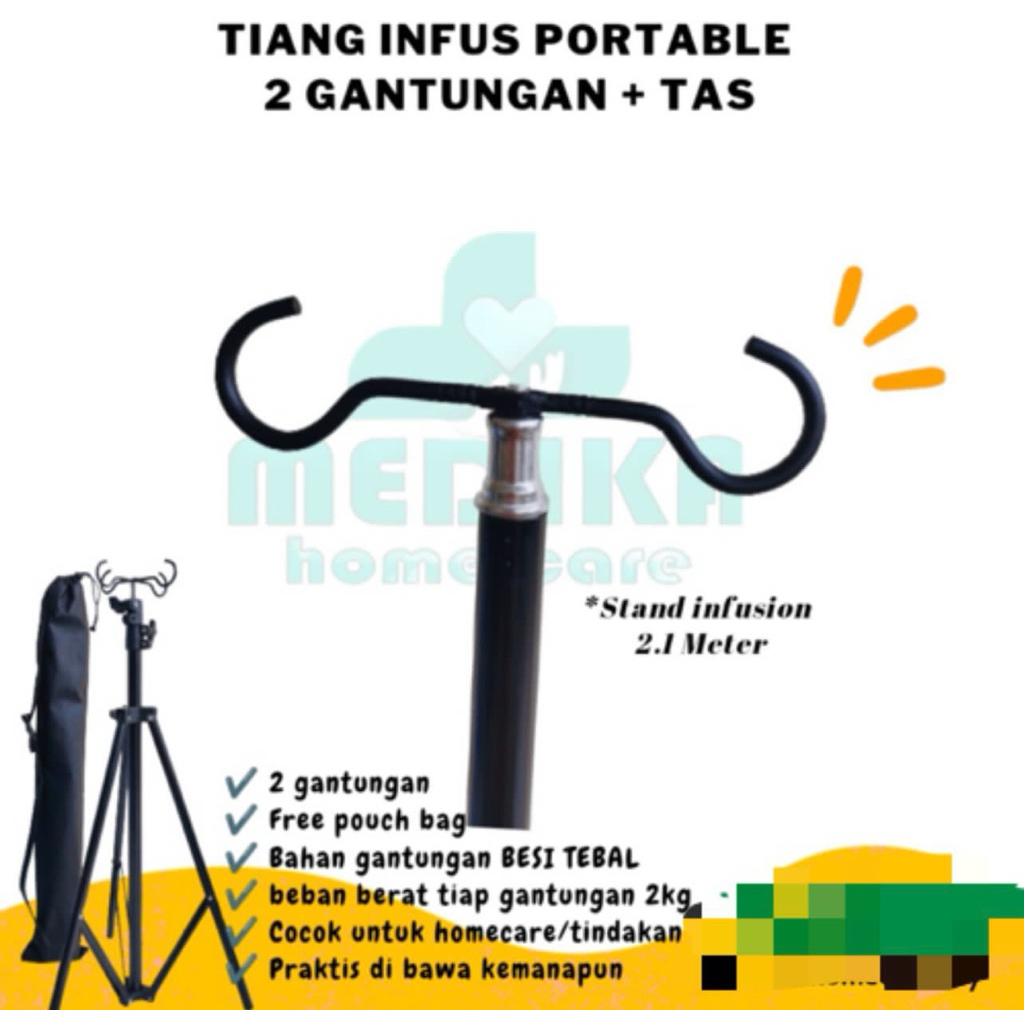 TIANG INFUS PORTABLE