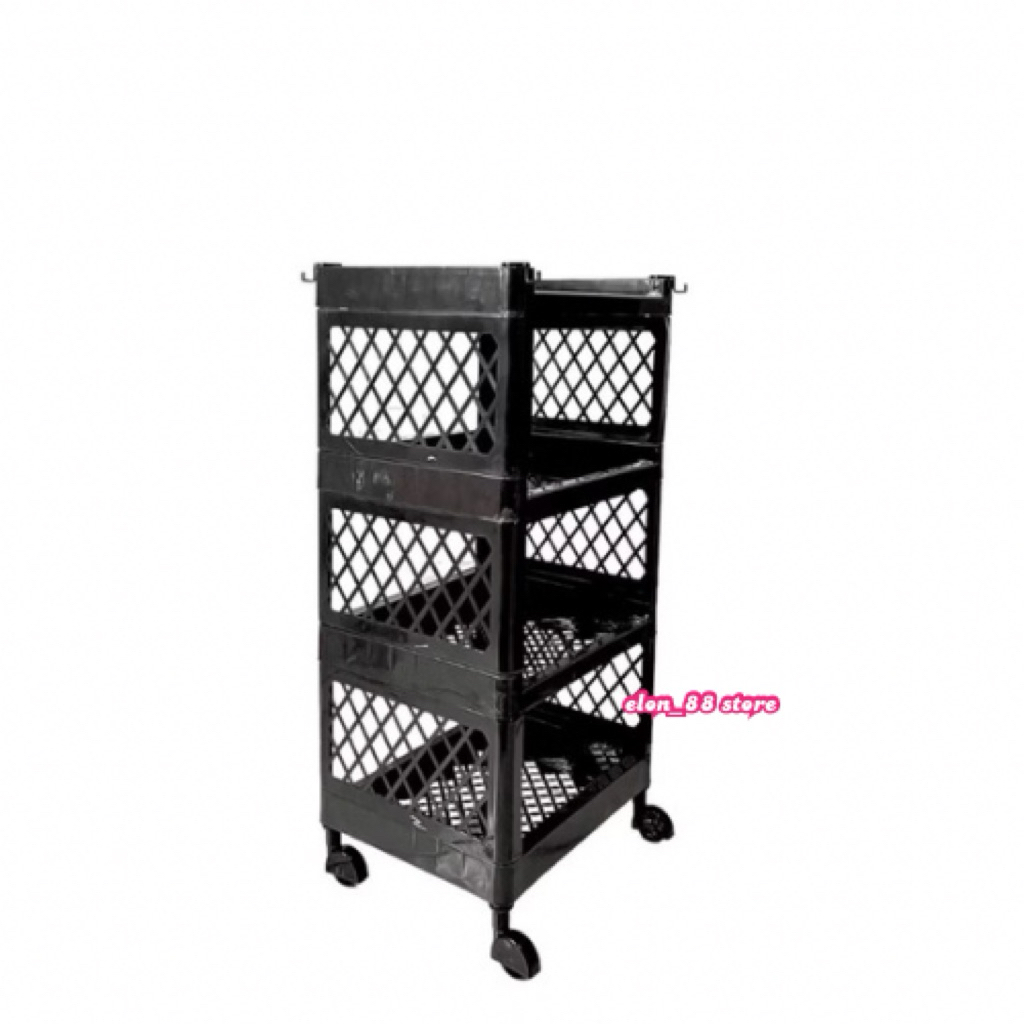 RAK YOYO 4 SUSUN / Rak Dorong Serbaguna / Rak Yoyo