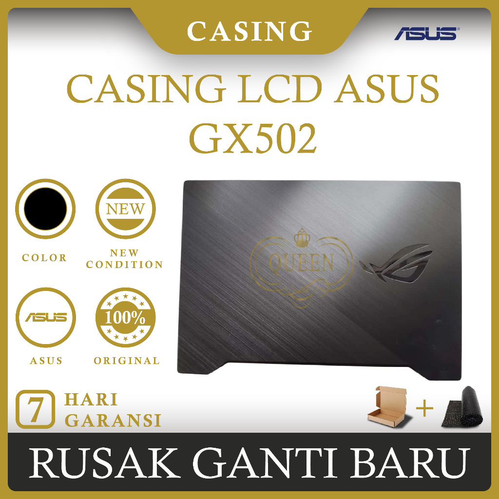 CASING COVER LCD LAPTOP ASUS ROG Zephyrus GX502 ORIGINAL