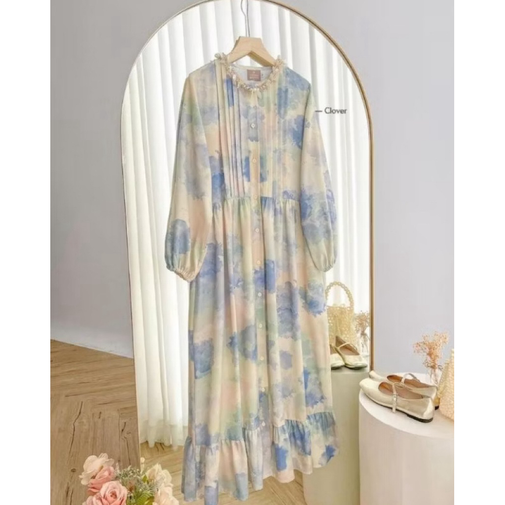 Kienka - Jenna Signature Midi Dress clover L 200k