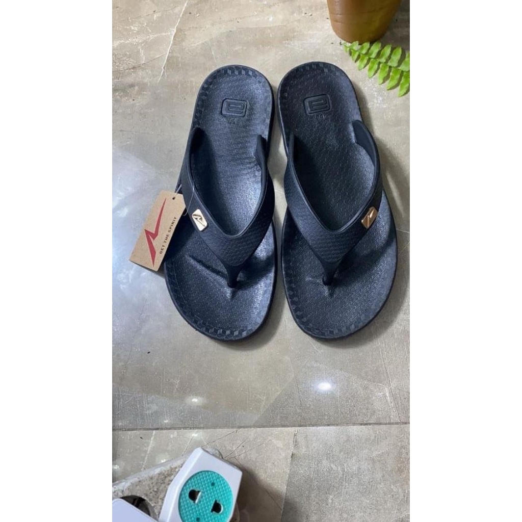 KDS | Ando Thunder, Sandal Jepit Pria Karet Tebal/Sandal Cowok Anti Slip/Sandal cowok Polos/Sandal J