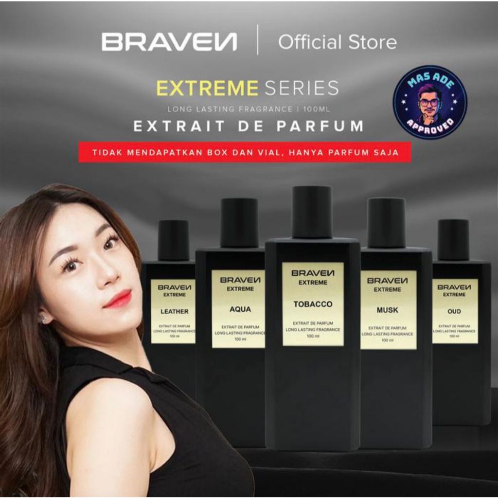Braven Extreme Extrait De Parfum 100ml Long Lasting