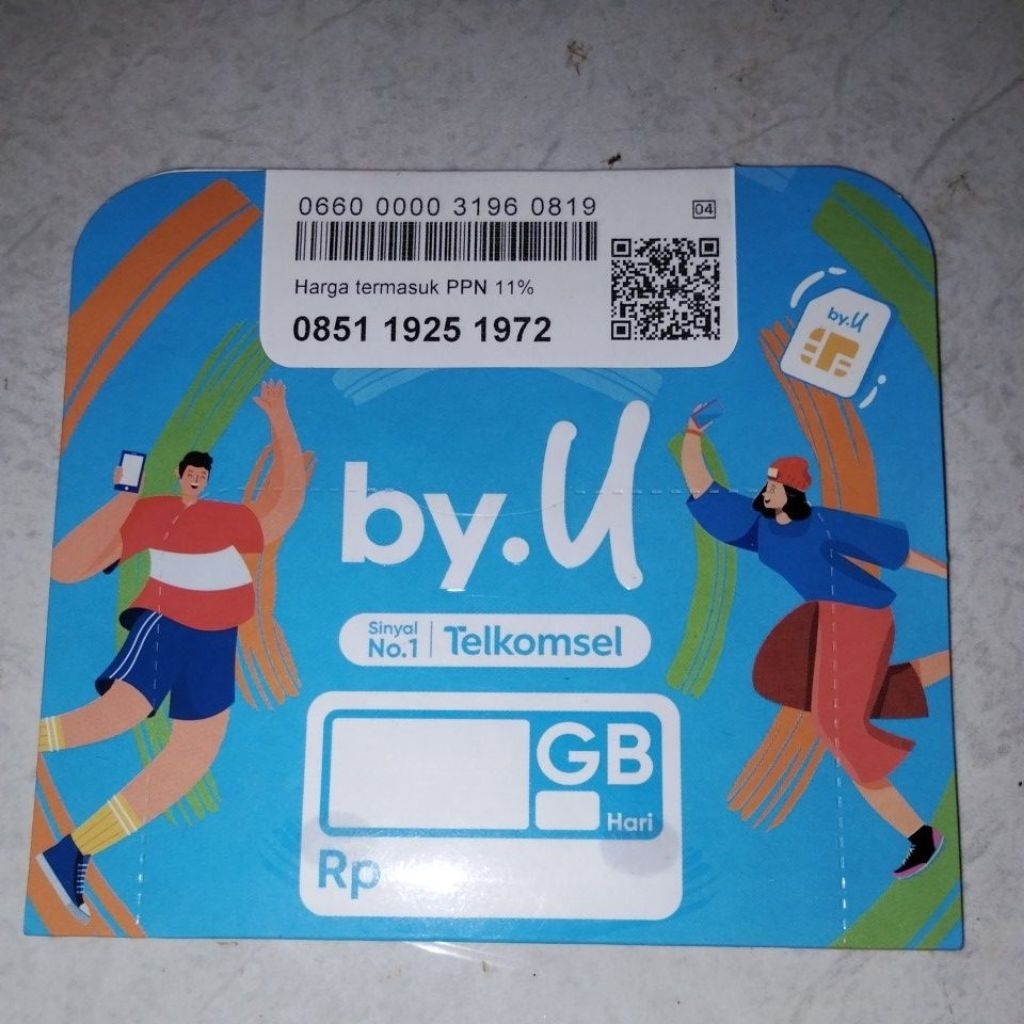 SIMCARD BY.U + FREE 3GB