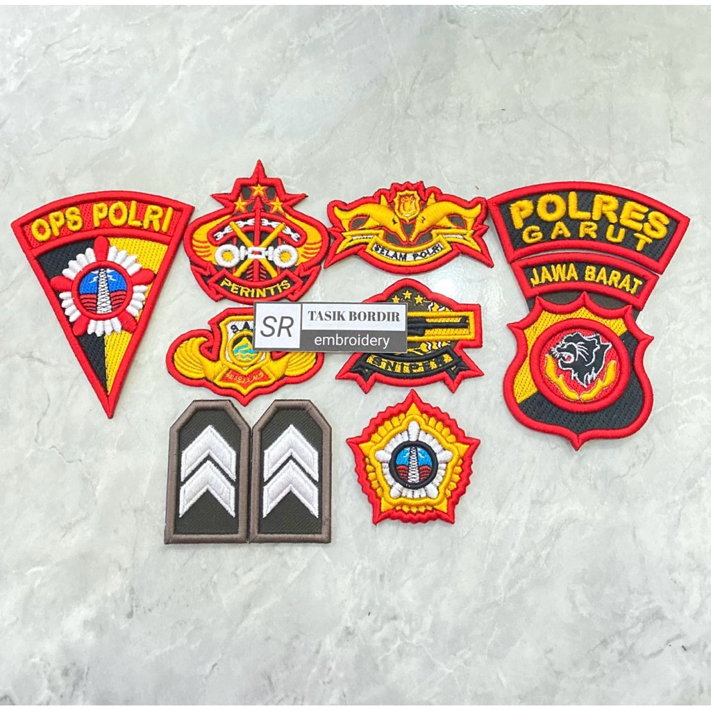 ATRIBUT OPS POLRI SATU SET