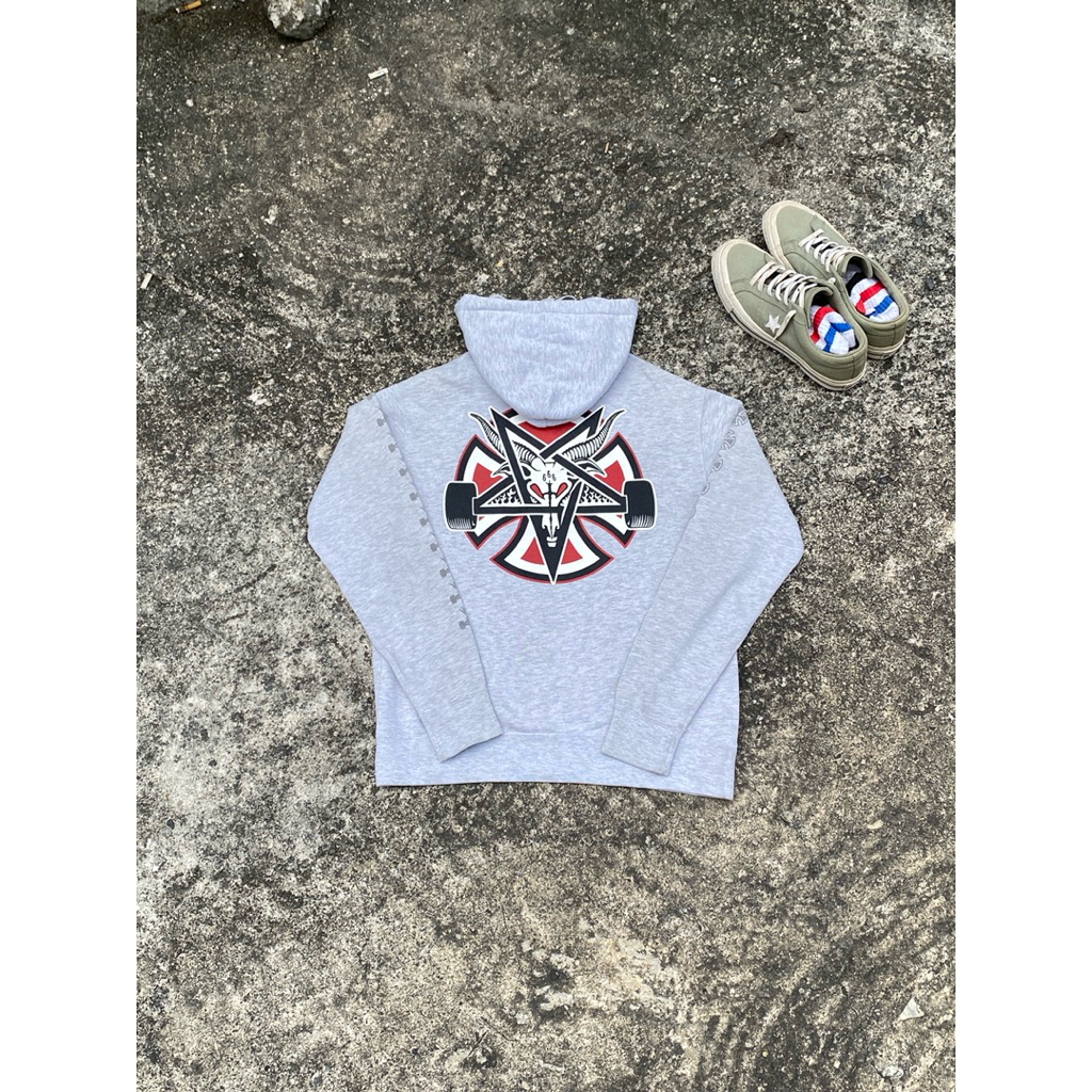 Independent x Thrasher Hoodie Grey Second