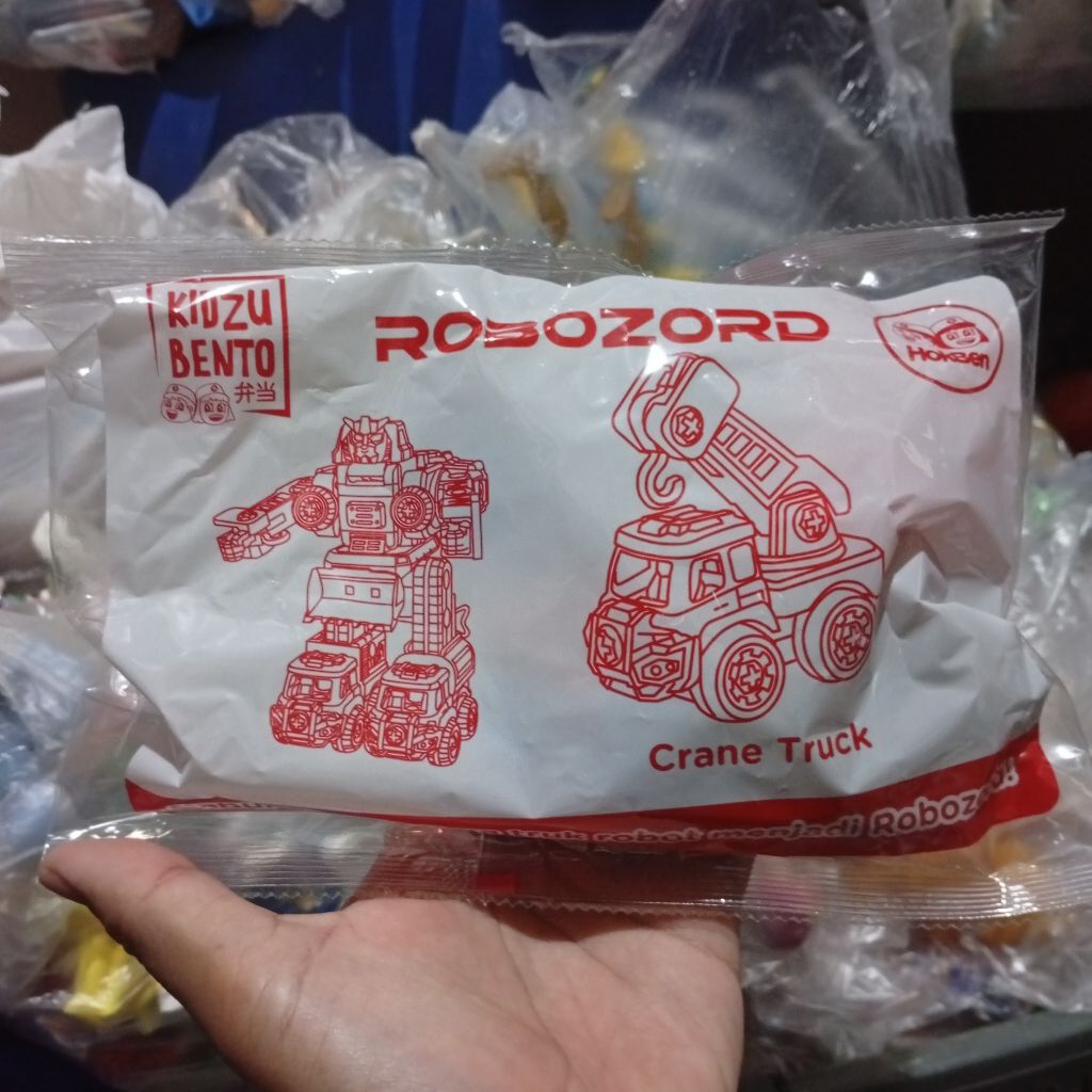 hokben toys robo zord 2025 crane truck