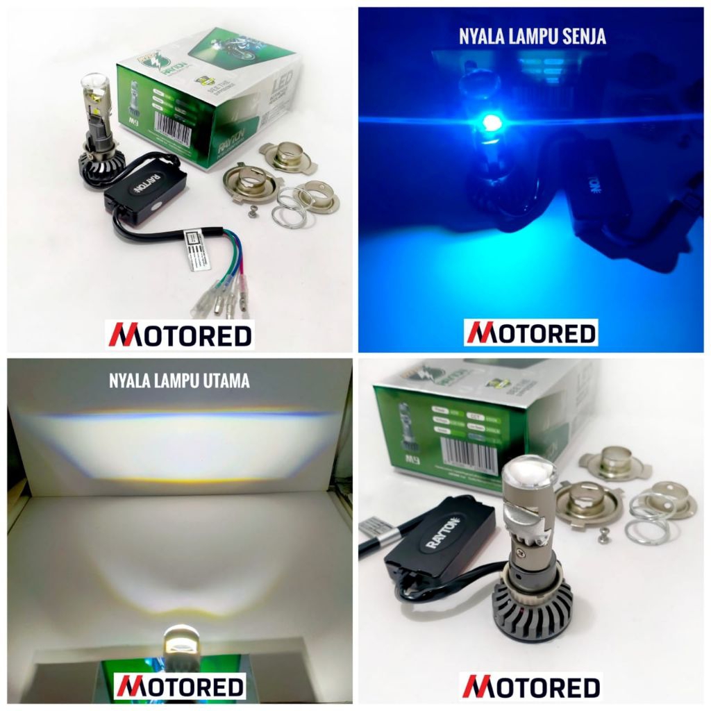 [NEW] LAMPU LED RTD M9 40watt H6 H4 H7 Motor Mobil LASER PROJIE bebek matic moge ninja / bohlam dop 