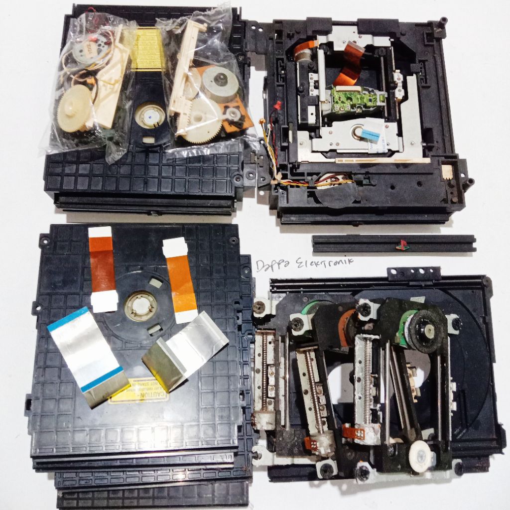mekanik ps2 tempat kaset optik rotor motor ps2 fat dan slim / rumah body optik ps2 / tempat kaset ps