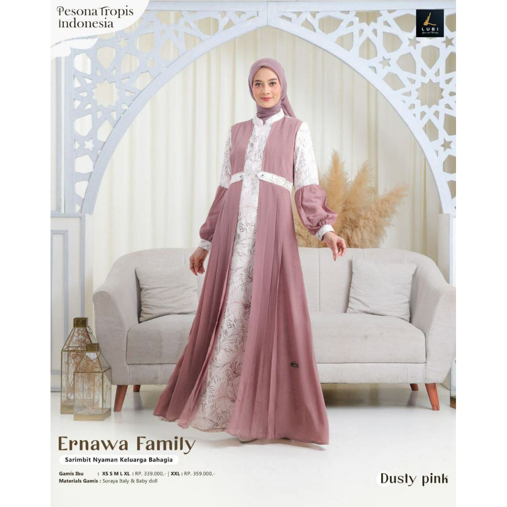 SARIMBIT ERNAWA LUBI GAMIS MOM, GAMIS ERNAWA BY LUBI, GAMIS LUBI ERNAWA, GAMIS LUBI PROMOO, PROMO GA