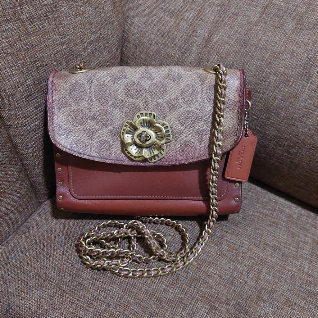 preloved coach mini parker original