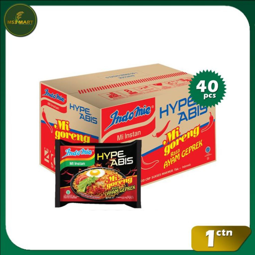 mie varian ayam geprek