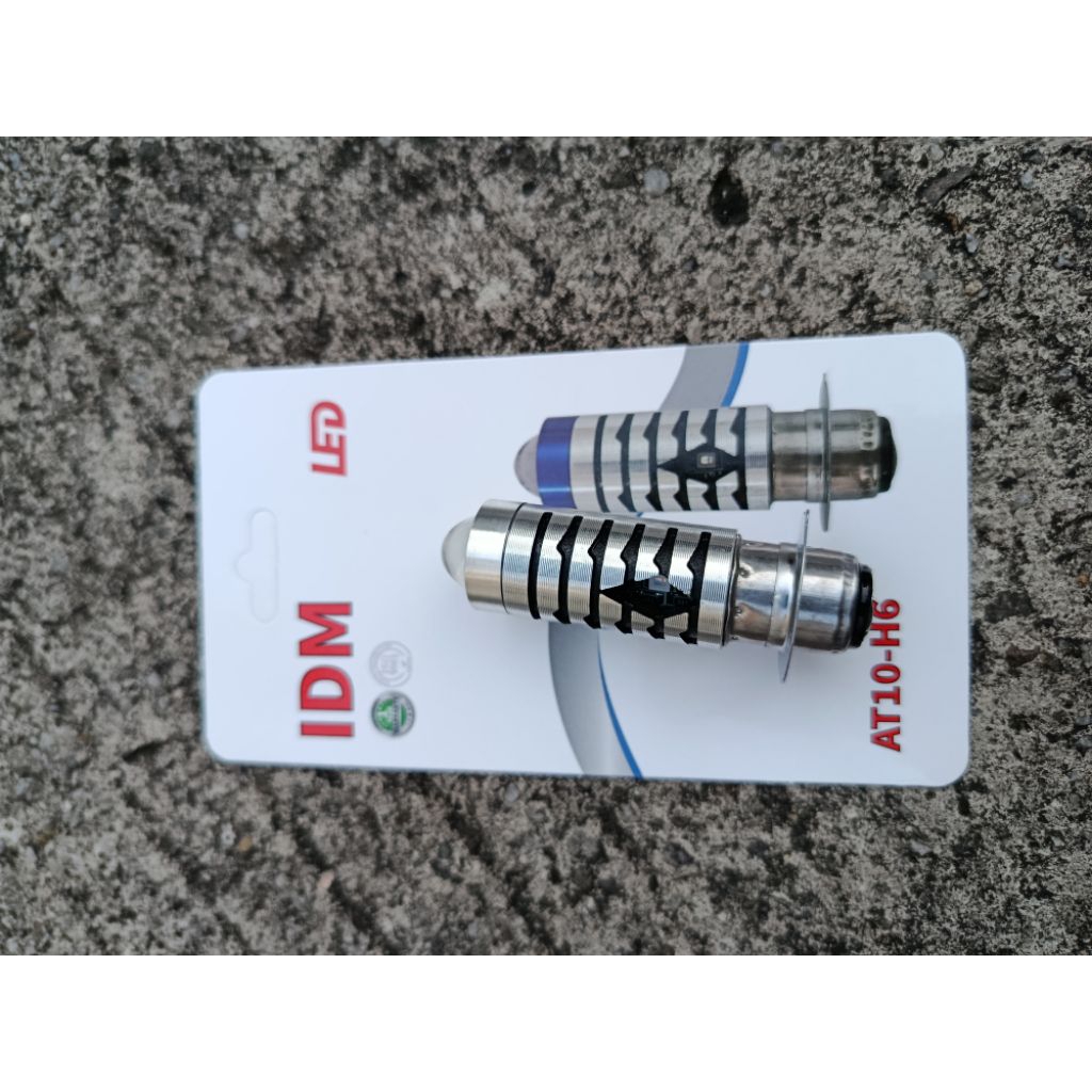 Lampu Led Depan H6 Laser 2 Warna Plus Senja Biru Motor Matic & Bebek H4