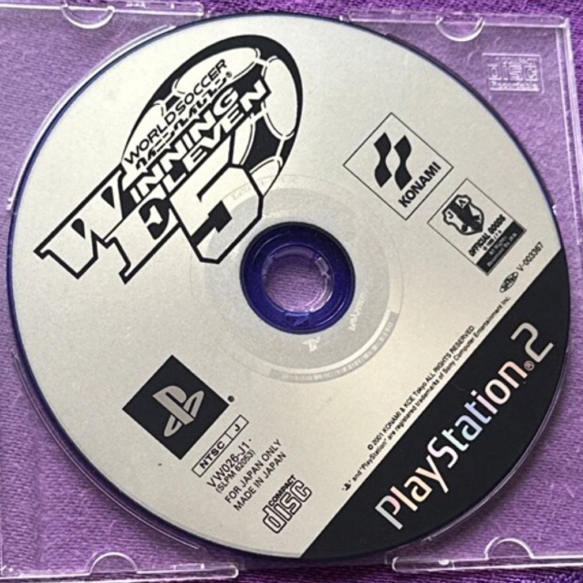 kaset ps2 original japan winning eleven 5