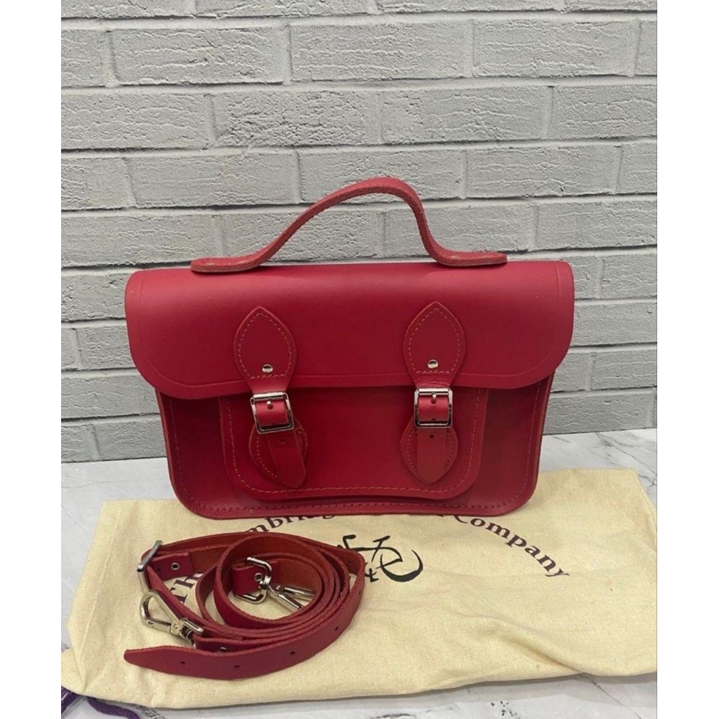 The Cambridge Satchel Company Sling Bag - Red - Like New