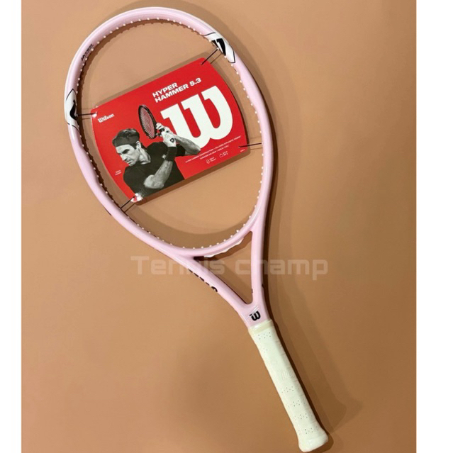 Raket Tenis Wilson Hyper Hammer 5.3 Baby Pink/ Tennis Racket Wilson Hyper Hammer 5.3 Pink Original