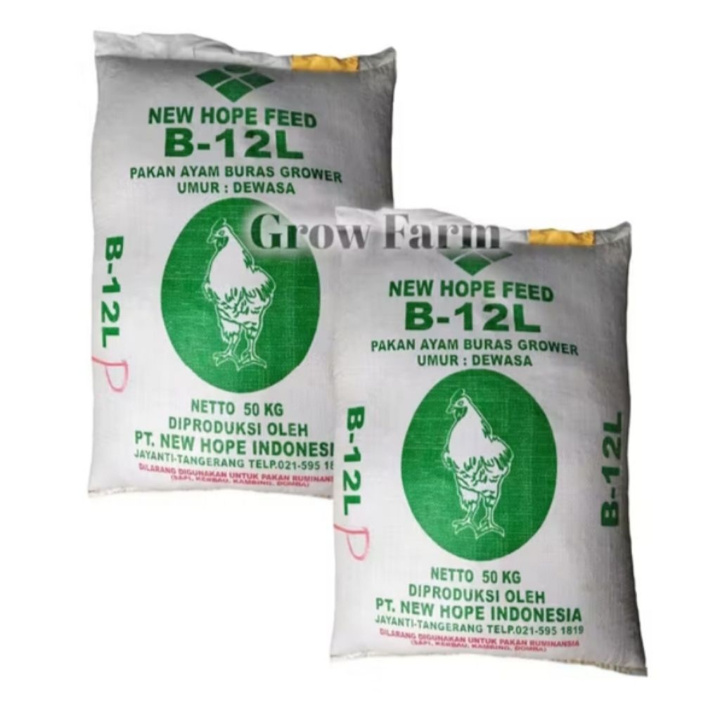 pur/layer pakan ayam dan bebek new hope B12