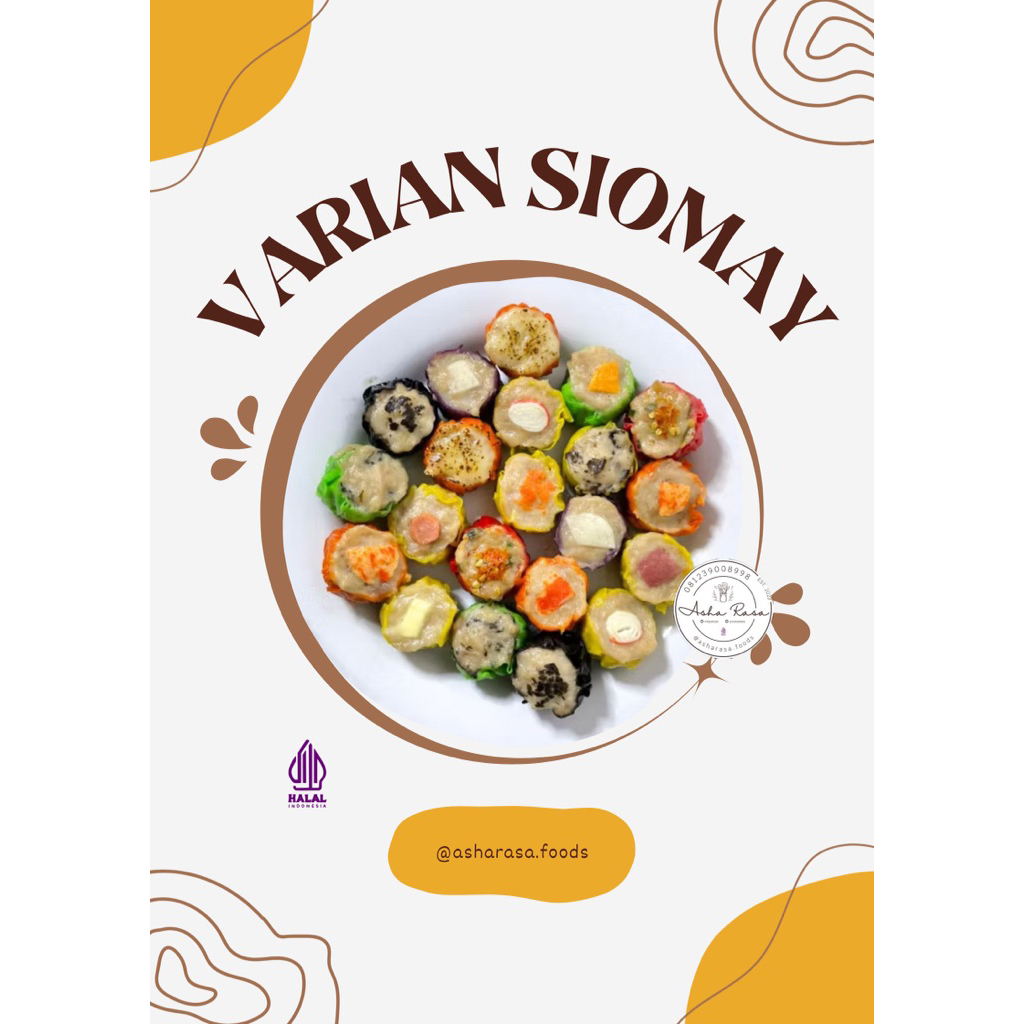 [FROZEN DIMSUM] VARIAN SIOMAY PREMIUM ISI 20 PCS by ASHA RASA FOODS